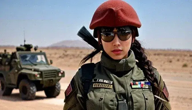 woman in army