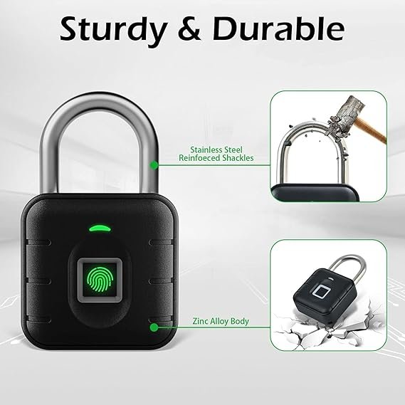 The LAVNA Smart Fingerprint Padlock 